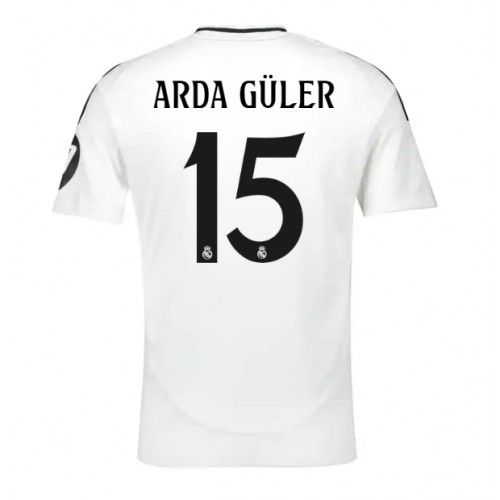 Dres Real Madrid Arda Guler #15 Domaci 2024-25 Kratak Rukav